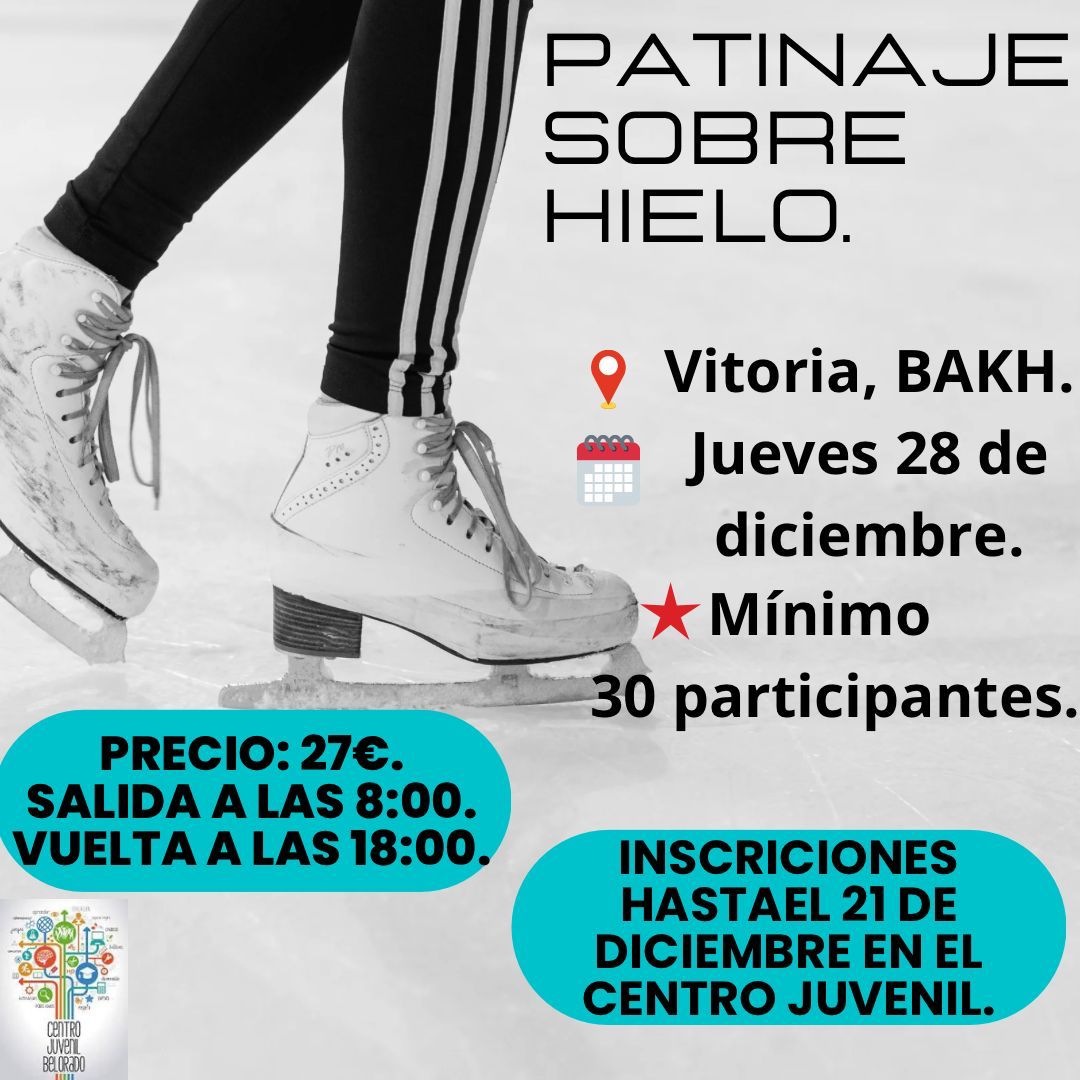 Patinaje sobre hielo.