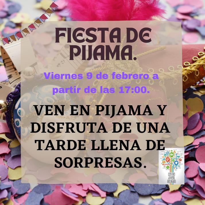 Carnaval. Fiesta de pijamas infantil 