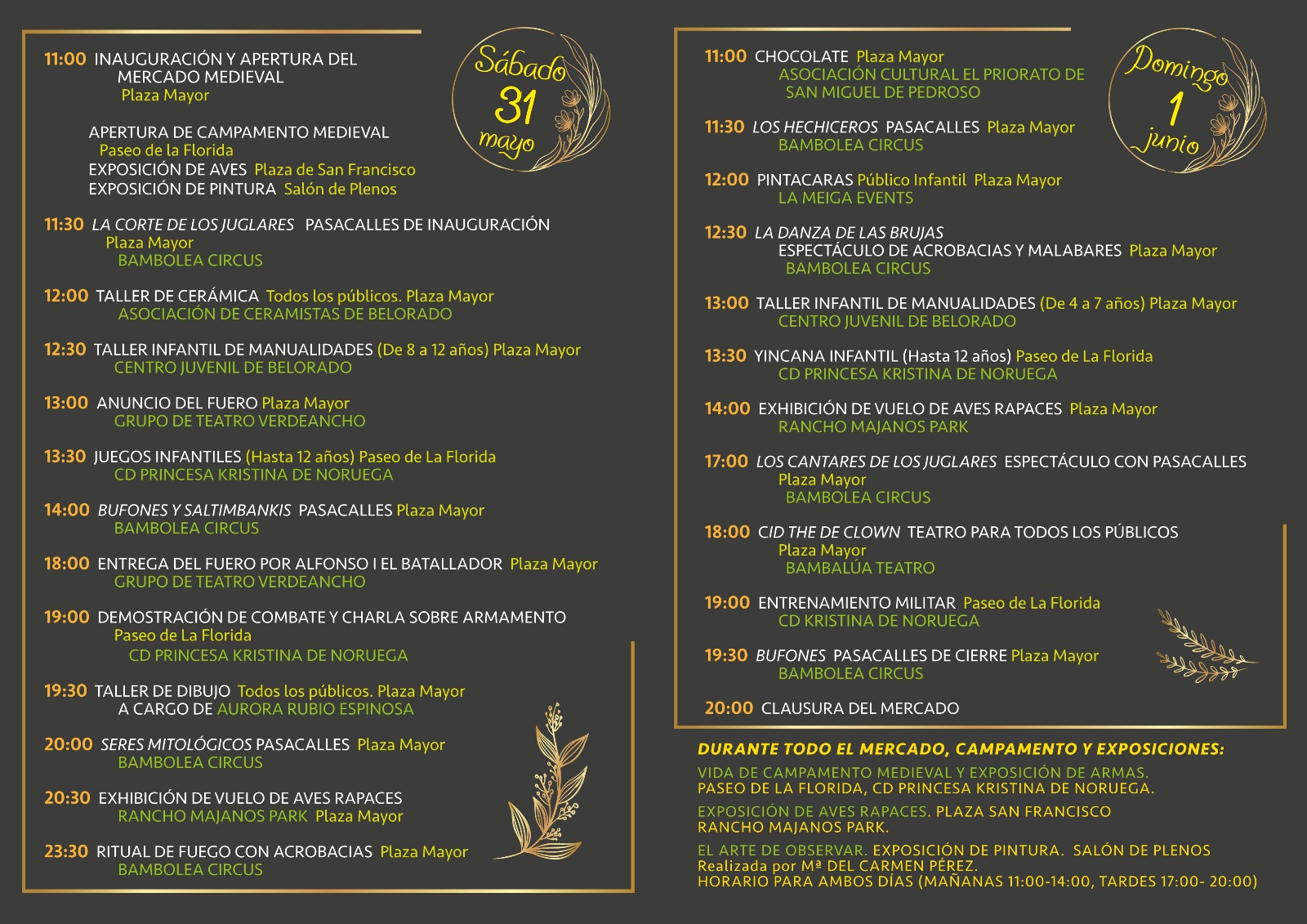 Programación Feria