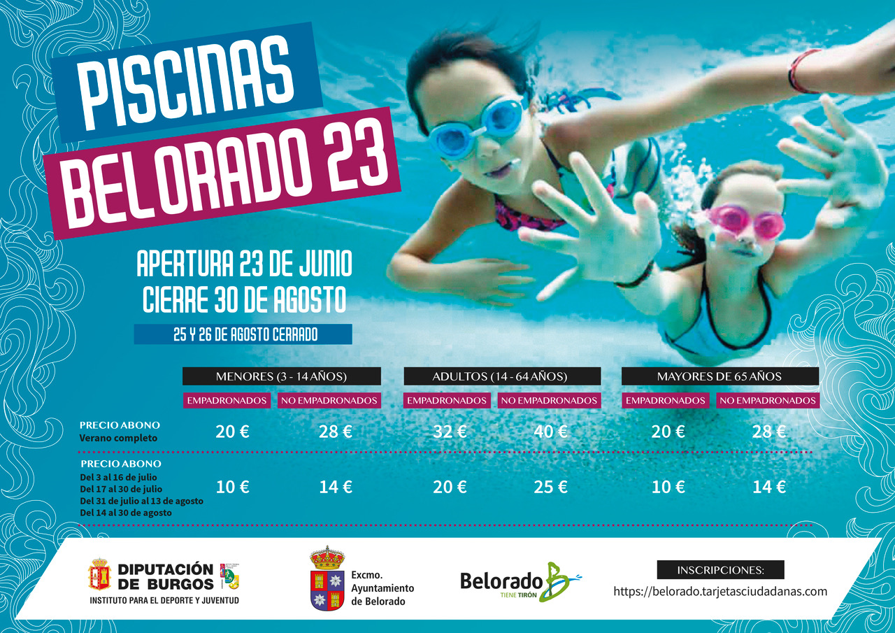 Abonos piscinas 2023